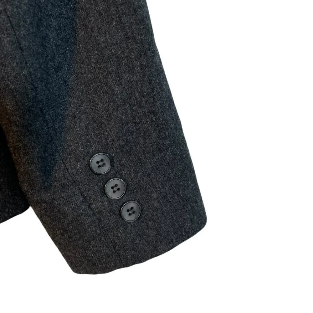 Vintage Young Pendleton Wool Blazer Youth L Heritage Tailored Jacket Charcoal
